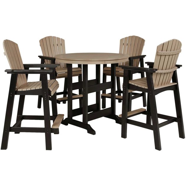 Fairen Trail 5 Piece Outdoor Bar Set