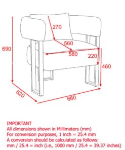 Alternative view of Scarlet Accent Chair in Charcoal Boucle and Black