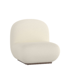 Zilano Accent Chair in Ivory Boucle