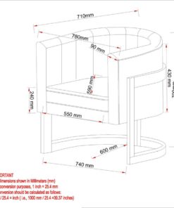 Alternative view of Zhuri Accent Chair in Charcoal Boucle and Black