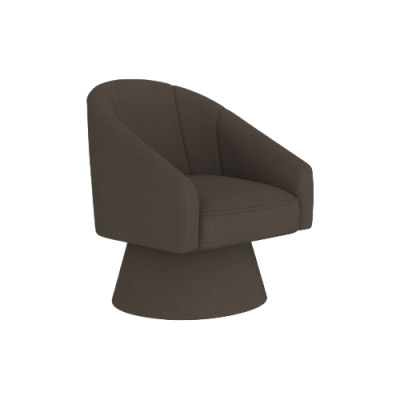 Tilsy Accent Chair in Charcoal Boucle
