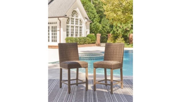 Walton Bridge Outdoor Bar Stool (Set of 2)