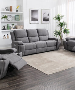 IF-8030 (Fabric-Power) 3pc Recliner Set