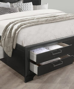 Alternative view of Ava Jordyn Grey Bedroom Set