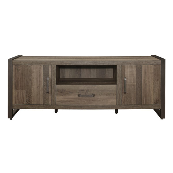 Alternative view of 63" TV Stand - Brown