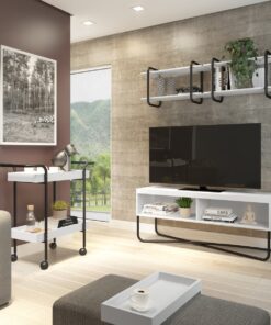 Alternative view of 55" TV Stand - White