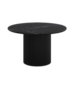 Jilsa Round Black Dining Table