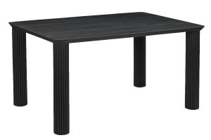 Sangra 59 Inch Small Rectangular Dining Table in Black