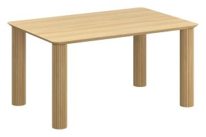 Sangra 59 Inch Small Rectangular Dining Table in Natural