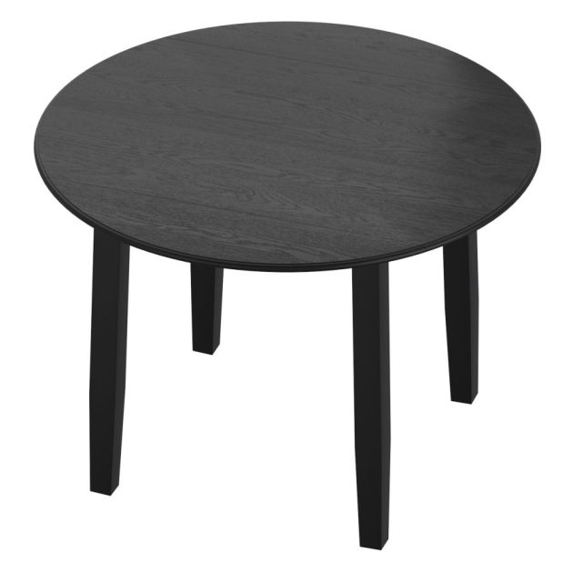 Conrad Black Round Dining Table - Image 5