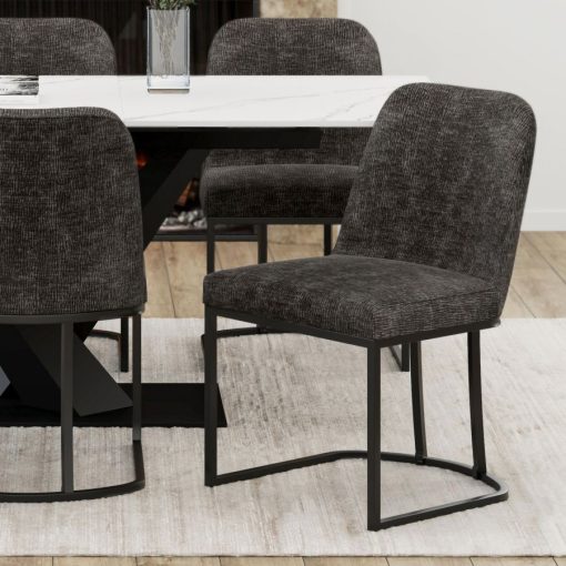 Dario Charcoal Dining Chair