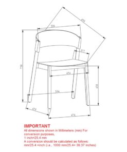 Alternative view of Elias-Contract Grade Chair, Set of 2 in Natural