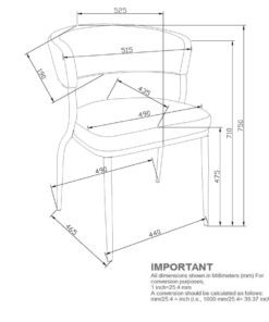 Alternative view of Kazan Dark Beige Dining Chair Set of 2