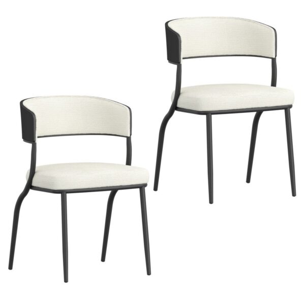 Alternative view of Kazan Dining Chair, Set of 2 in Ivory
