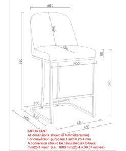 Alternative view of Dario Beige Counter Stool 26" Set of 2