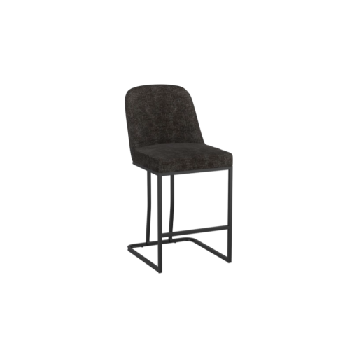 Dario Charcoal Counter Stool