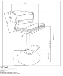 Alternative view of Kazan Adjustable Air-Lift Stool, Set of 2 in Ivory