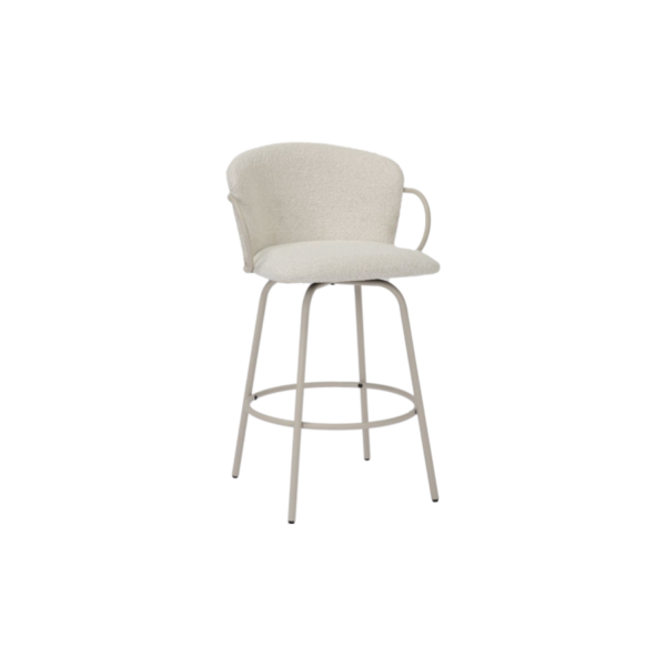 Kalani 26 Beige Counter Stool Set of 2