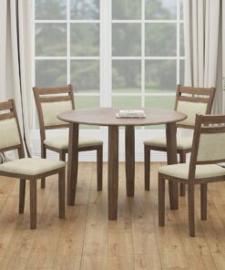 Conrad 5pc Walnut Dining Set