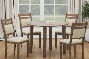 Conrad 5pc Walnut Dining Set