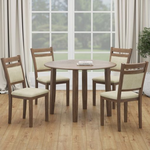 Conrad 5pc Walnut Dining Set