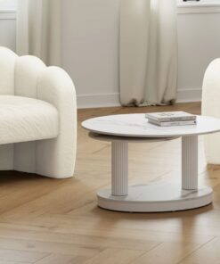 Elara White Coffee Table