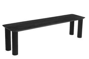 Sangra 71 Inch Bench in Black