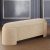 Alternative view of Selene Storage Ottoman in Dark Beige