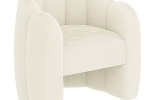 Pandora Ivory Accent Chair