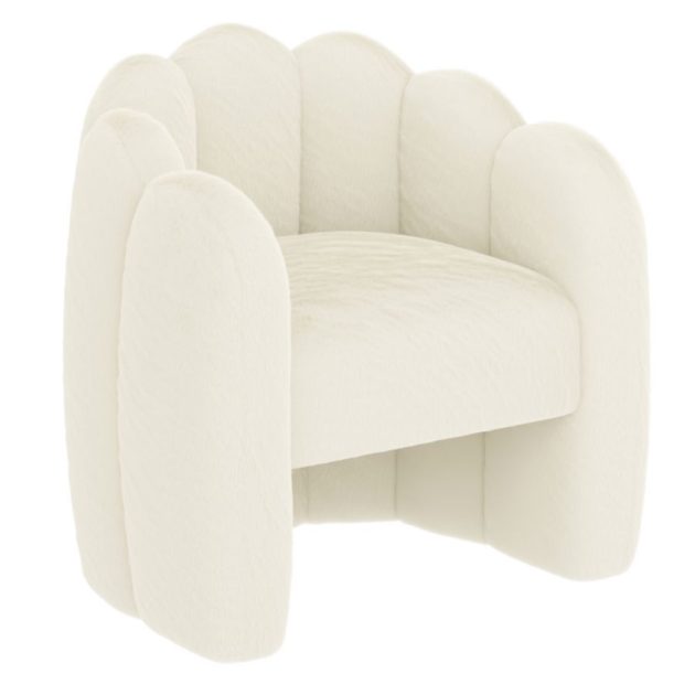 Pandora Ivory Accent Chair