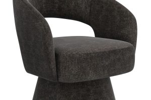 Santo Accent Chair in Charcoal