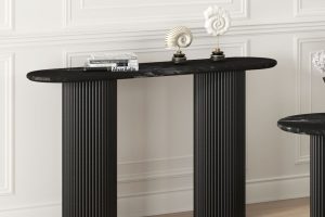 Jilsa Console Black Table