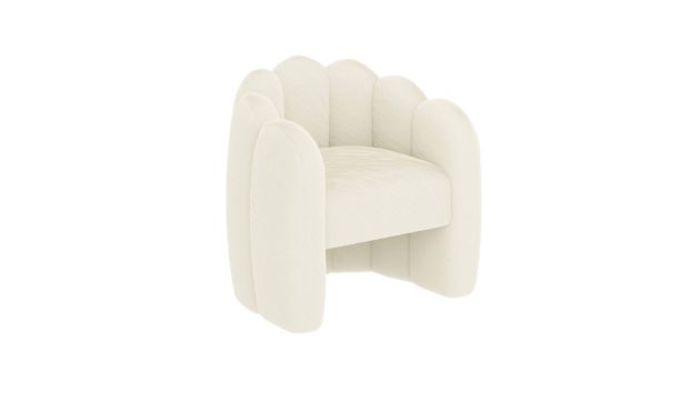 Pandora Ivory Accent Chair