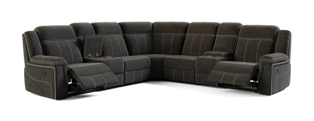 Holly Pop Manual Recliner Sectional