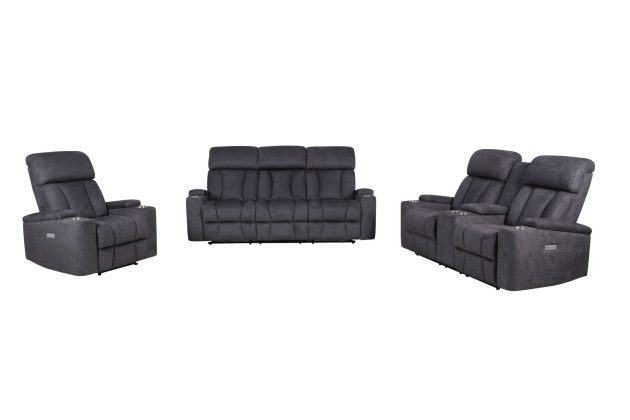 Holly 3pc Fabric Power Recliner Sofa Set