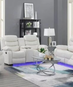 Arp 3pc Recliner Set in White