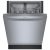 Alternative view of Bosch 24" 50dB Built-In Dishwasher Stainless Steel