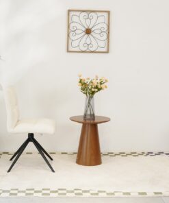 Alternative view of DINING CHAIR SET OF 2 WHITE