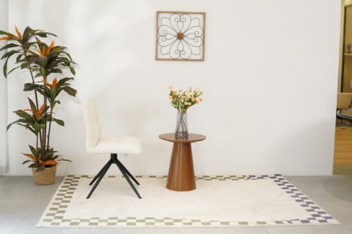 Alternative view of DINING CHAIR SET OF 2 WHITE