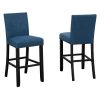 29'' Bar Stool - Blue (set of 2)