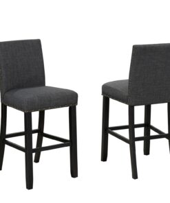 29'' Bar Stool - Grey ( set of 2 )