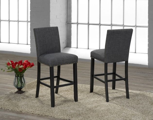 29'' Bar Stool - Grey ( set of 2 )