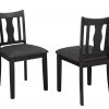 DINING CHAIR SET OF 2 - GREY