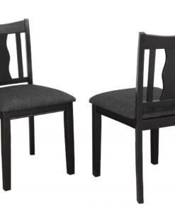 DINING CHAIR SET OF 2 - GREY
