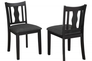 DINING CHAIR SET OF 2 - GREY