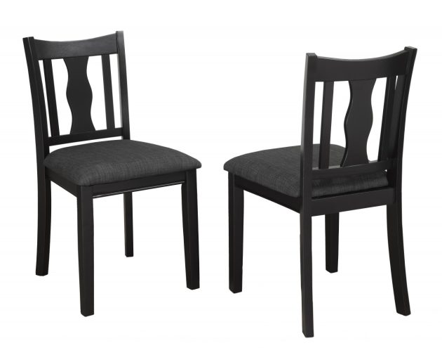 DINING CHAIR SET OF 2 - GREY