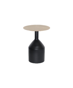 ACCENT TABLE - BLACK/GOLD