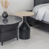 ACCENT TABLE - BLACK/GOLD