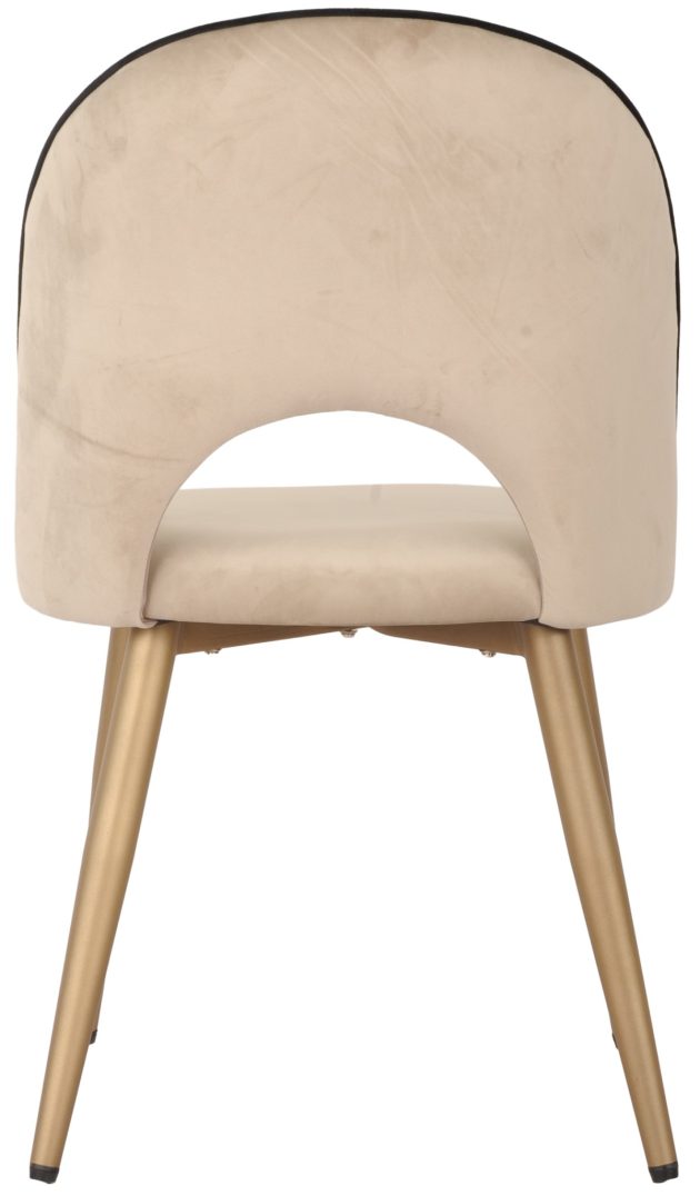 DINING CHAIR SET OF 2 BEIGE - Image 6