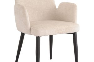 DINING CHAIR SET OF 2 BEIGE